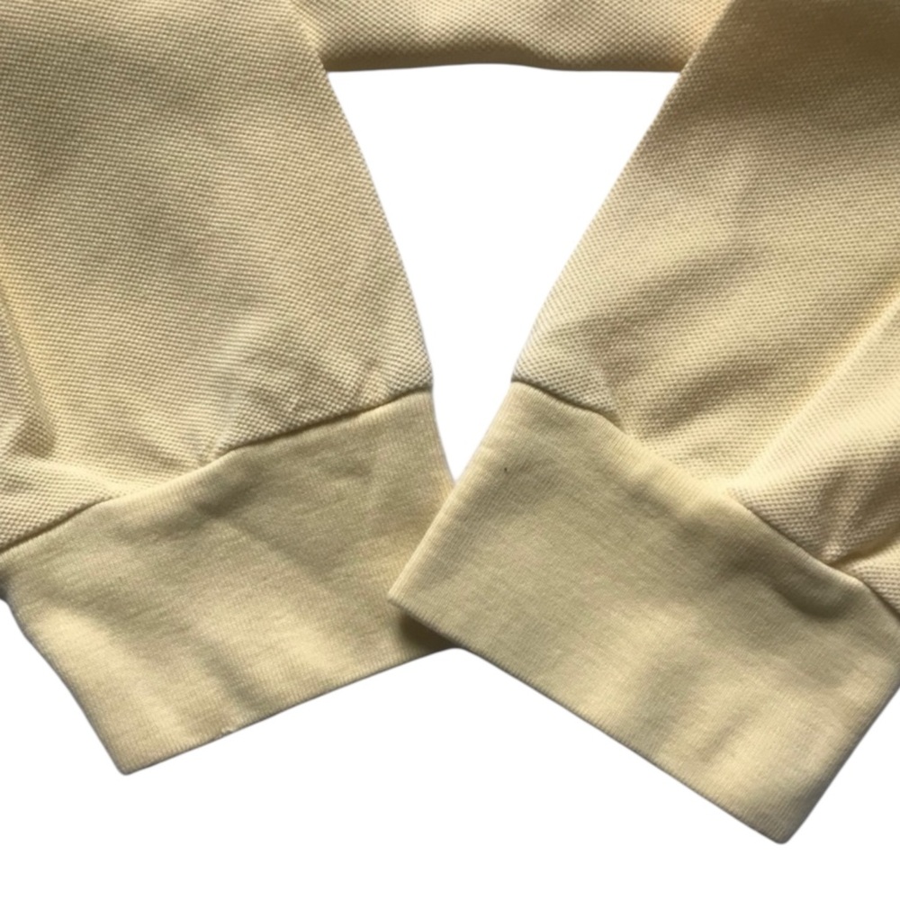 POLO RALPH LAUREN Pique Long Sleeve Polo Shirt in Butter Yellow Size XXL—SPRING! - Picture 6 of 9
